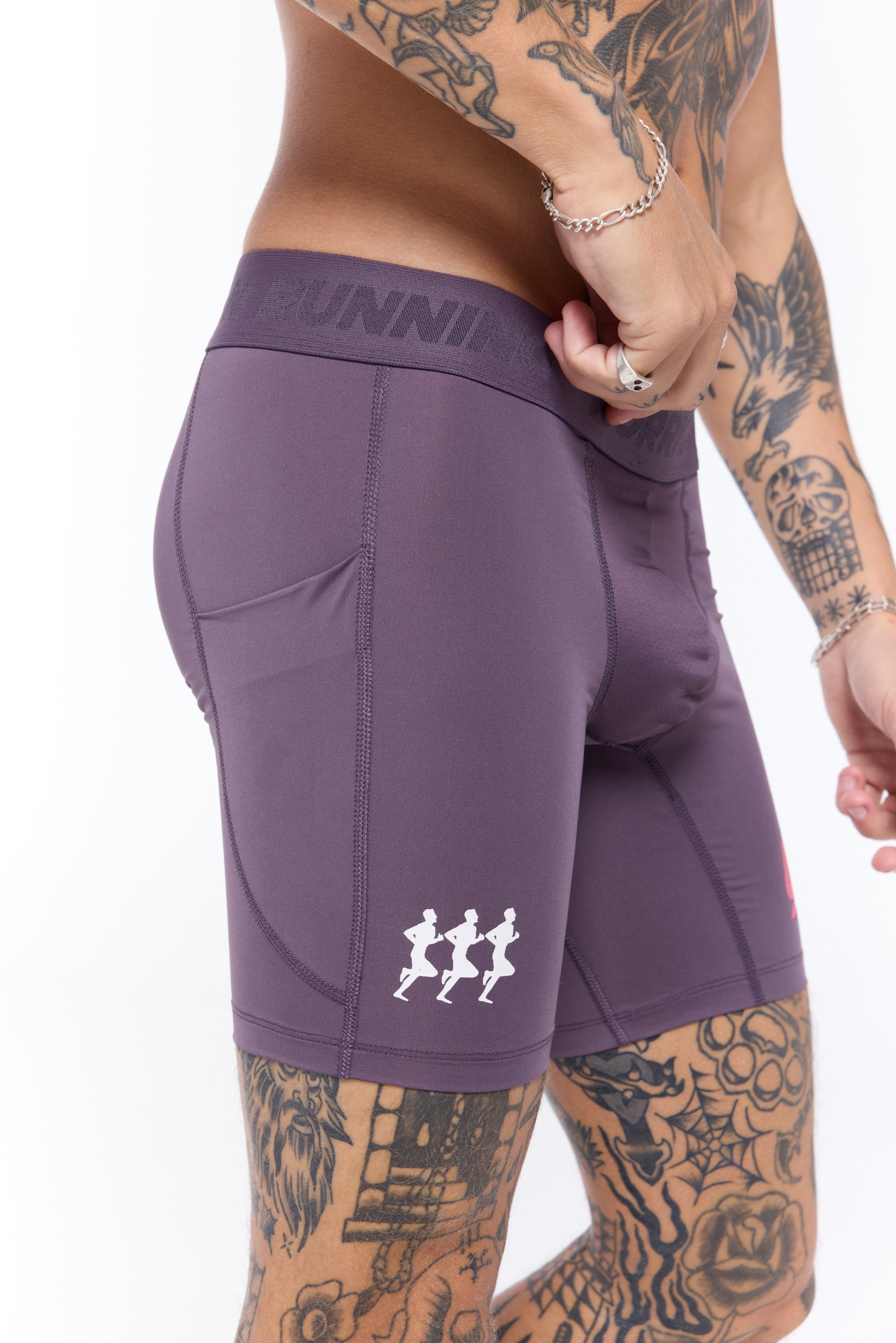 Stride Runners Tights - Ash Violet
