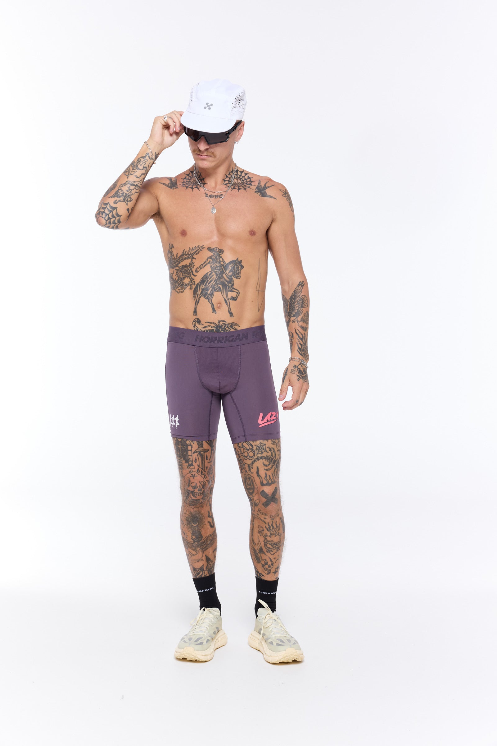 Stride Runners Tights - Ash Violet